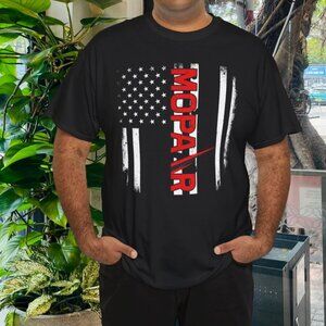 Mopar Flag America Motor Car Sports Racing Gift T Shirt
